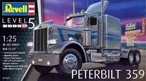 Peterbilt 359. Збірна модель американського тягача у масштабі 1/25. REVELL 12627