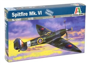 SPITFIRE Mk. VI. Збірна модель літака в масштабі 1/72. ITALERI 1307