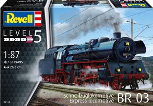 Експрес-локомотив BR03 із тендером. Збірна модель у масштабі 1/87. REVELL 02166