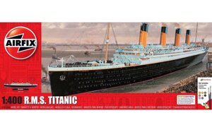 Титанік. Збірна модель R. M. S. Titanic в масштабі 1: 400. Подарунковий набір з фарбами, пензликами і клеєм. AIRFIX 50146