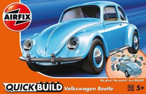 Автомобіль VW Beetle. ШВИДКА ЗБІРКА БЕЗ клею. AIRFIX J6015