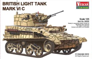 British Ligh Tank MK VI C. 1/35 VULCAN 56009