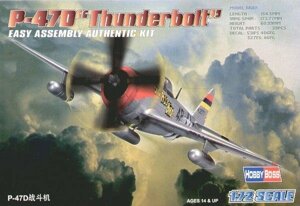 P-47D Thunderbolt. Збірна модель. 1/72 HOBBY BOSS 80257