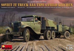 Радянський вантажний автомобіль типу AAA з польовою кухнею. 1/35 MINIART 35257