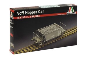 Vcff Hopper Car. Збірна модель вантажного вагона. 1/87 ITALERI 8707