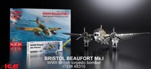 Комплект Bristol Beaufort Mk. I та набір акрилових фарб для Королівських ВПС Другої світової війни