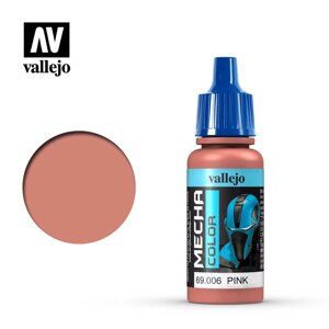 Розовая атласная акриловая краска для моделей 17 мл. VALLEJO Mecha Color 69006