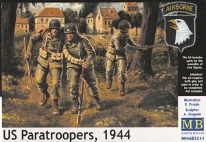 Американські десантники 1944р. 1/35 MASTER BOX 3511