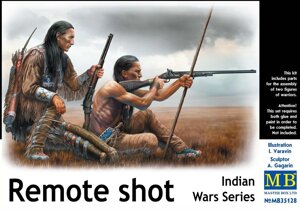 "Віддалений постріл", індіанська військова серія. 1/35 MASTER BOX 35128