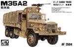 M35A2 2 1 / 2T CARGO TRUCK. Збірна модель вантажного автомобіля. 1/35 AFV 35004