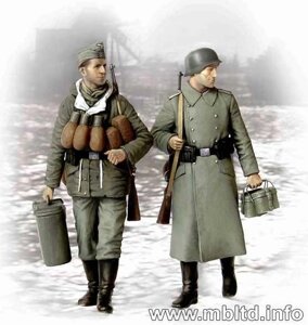 Поставки, врешті-решт! Німецькі солдати, 1944-1945. 1/35 MASTER BOX 3553