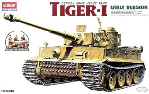 Tiger 1 Early Version. Збірна модель танка у масштабі 1/35. ACADEMY 13264