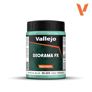 Гель для імітації води Тропічна блакитна вода 200 мл. VALLEJO 26223