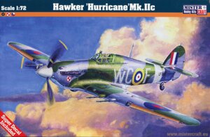 Hawker Hurricane Mk. II. Збірна модель літака в масштабі 1/72. MISTER CRAFT D-208