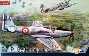 Bell P-63C Kingcobra американський винищувач-бомбардувальник. 1/72 TOKO 113