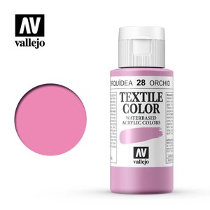 Орхідея. Фарба 35 мл. за текстилем VALLEJO Textile Color 42028