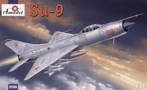 Збірна модель винищувача-перехоплювача Су-9. 1/72 AMODEL 72135