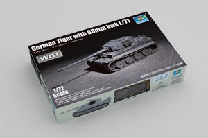 Тигр з 88 мм квт L / 71. 1/72 TRUMPETER 07164