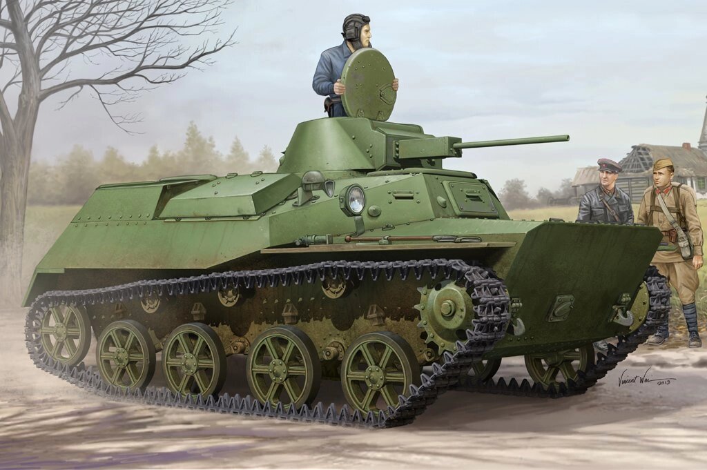 Т-30С. Збірна модель радянського танка в масштабі 1/35. HOBBY BOSS 83824 - знижка
