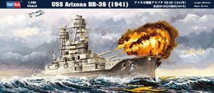 USS Arizona BB-39 (1941). Модель корабля у масштабі 1/700. HOBBY BOSS 83401