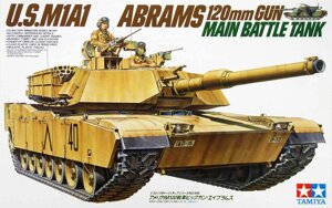 U. S. M1A1 Abrams. Збірна модель танка у масштабі 1/35. TAMIYA 35156