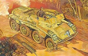 SD. KFZ 234/3. Збірна модель в масштабі 1/72. RODEN 707