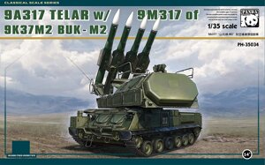 ЗРК "Бук-М2" з ракетами 9М317. Збірна модель з металевими траками. 1/35 PANDA HOBBY PH35034