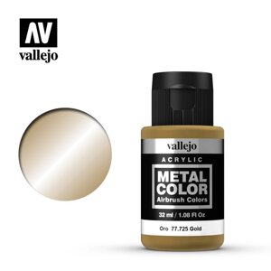 Золото. Фарба акрилова 32мл. VALLEJO METAL COLOR 77725