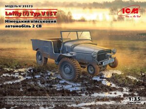 Laffly (f) V15T. Збірна модель німецького автомобіля у масштабі 1/35. ICM 35573