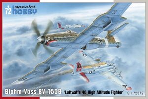 Blohm Voss BV 155B-1 "Luftwaffe 46 High Altitude Fighter". 1/72 SPECIAL HOBBY SH72372