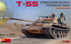 Збірна модель танка Т-55 чехословацького виробництва. 1/35 MINIART 37074