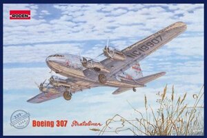 Boeing 307 Stratoliner. Збірна модель літака в масштабі 1/144. RODEN 339