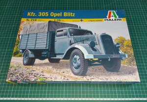 1/35 ITALERI 216 - Збірна пластикова модель німецького вантажного автомобіля OPEL BLITZ