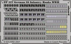Кольорове фототравлення для збірних фігур. Відзнаки Німеччина піхота SS 2 світ. в. 1/35 EDUARD TP527