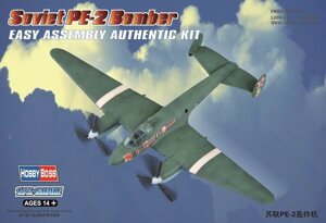 Пе-2. Збірна модель бомбардувальника в масштабі 1/72. HOBBY BOSS 80296