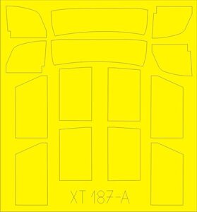 Фарбувальні маски для збірної моделі автомобіля Typ 770K (W150) (ICM). 1/35 EDUARD XT187