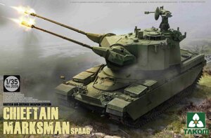 Marksman SPAAG Chieftan британська система протиповітряної оборони 1/35 TAKOM 2039 модель для збірки
