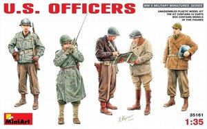 Набір фігур американських офіцерів WWII в масштабі 1/35. MINIART 35161