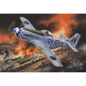 MUSTANG MK. IVA WWII RAF FIGHTER. 1/48 ICM 48155