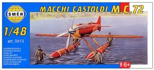 Macchi M. C. 72. Збірна модель літака в масштабі 1/48. SMER 0813