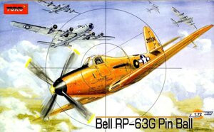 Літак-мішень Bell RP-63G Pin Ball. Збірна модель в масштабі 1/72. TOKO 114