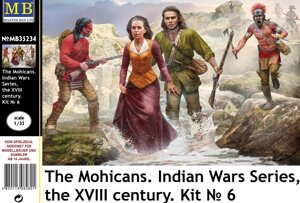 Могікани. Серія Індіанських воєн, XVIII століття. Набір №6. MASTER BOX 35234