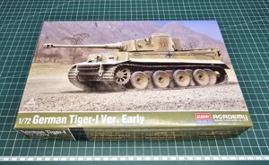 Tiger-I Ver. Early. Модель танка у масштабі 1/72. ACADEMY 13422