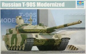 Т-90С модернізований. Збірна модель танка в масштабі 1/35. TRUMPETER 05549