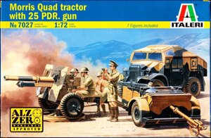 Модель британського артилерійського розрахунку Morris Quad Tractor with 25 PDR. gun. 1/72 ITALERI 7027