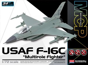 USAF F-16C Multirole Fighter MCP. Збірна модель літака у масштабі 1/72. ACADEMY 12541