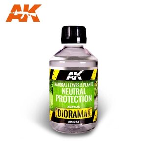 Консервант для натуральних рослин. Natural Leaves & Plants Neutral Protection 250 ml. AK-INTERACTIVE AK-8042