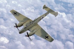 Messerschmitt Bf110 Fighter MC. 200 Saetta. Збірна модель в масштабі 1/72. HOBBY BOSS 80292