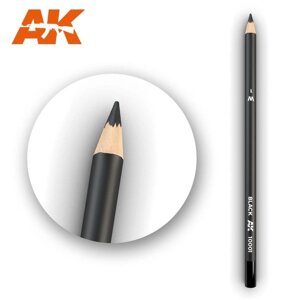 Олівець для ефектів чорний 17 см. AK-INTERACTIVE AK10001