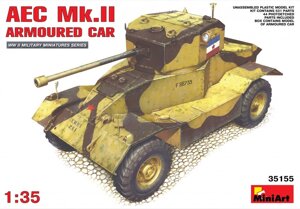 AEC MK. II. Збірна модель британського бронеавтомбіля. 1/35 MINIART 35155